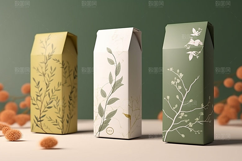 茶叶包装3D立体模型