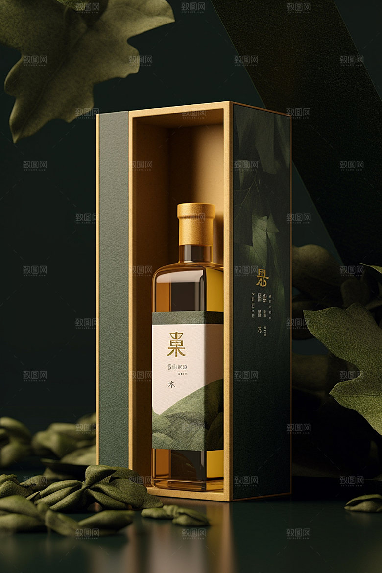 茶叶包装中式传统模型