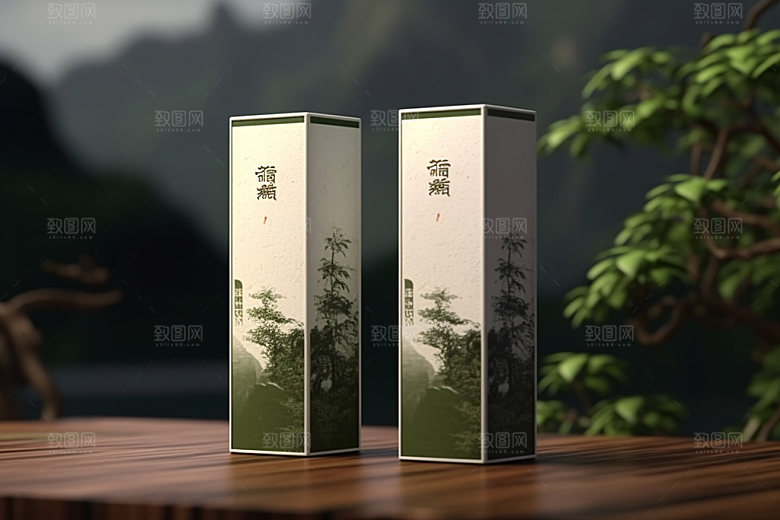 茶叶包装茶叶罐包装设计模型
