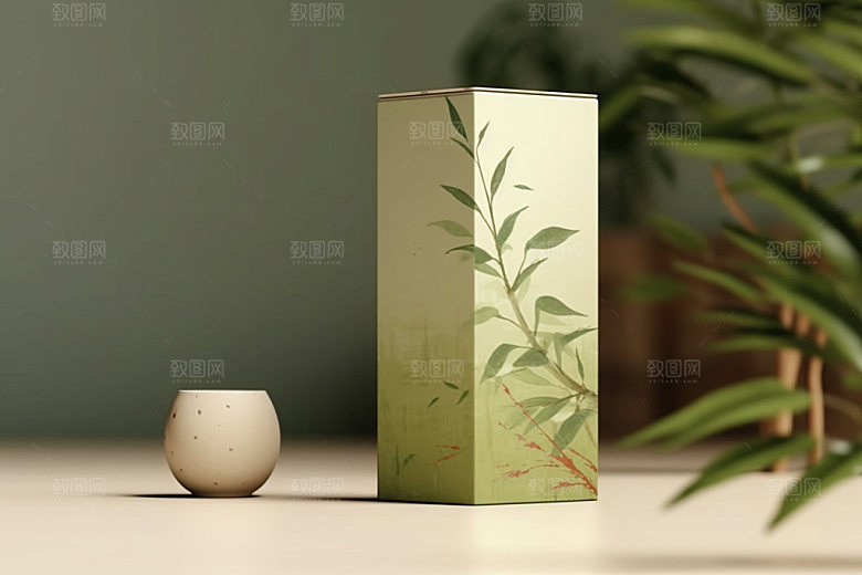 茶叶包装包装设计传统模型