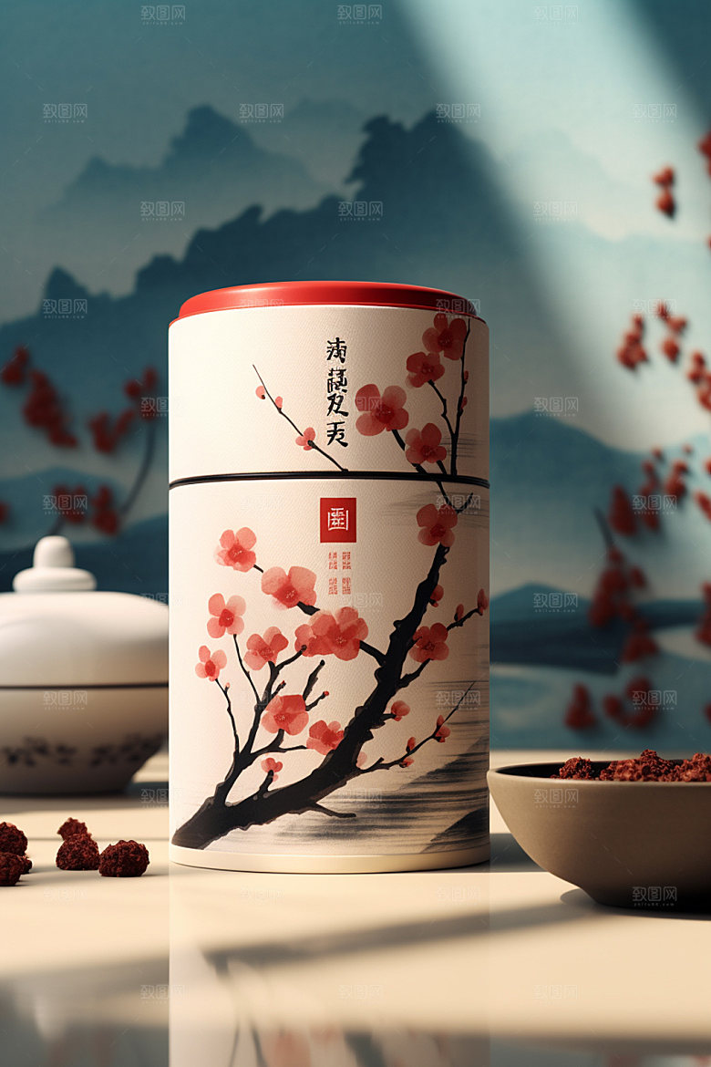 茶叶包装3D包装设计模型
