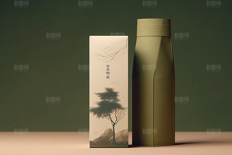 茶叶包装包装设计立体模型