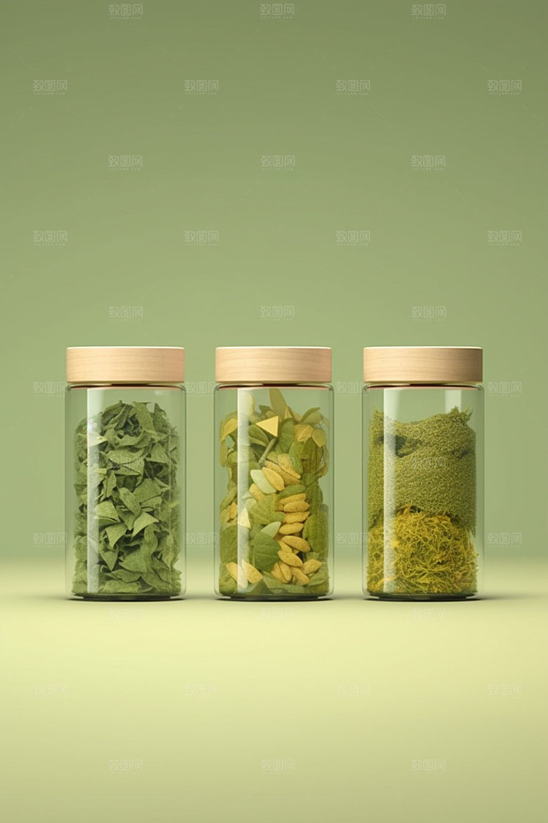 茶叶包装包装设计茶叶罐模型