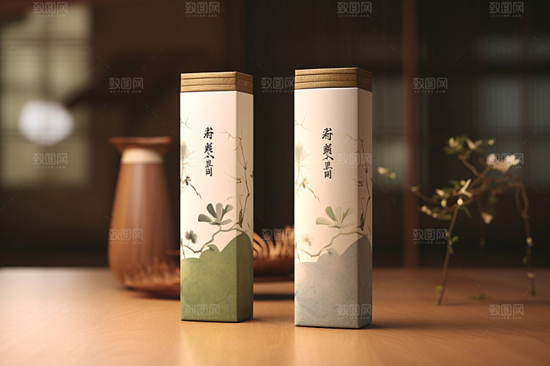 茶叶包装中式包装设计模型
