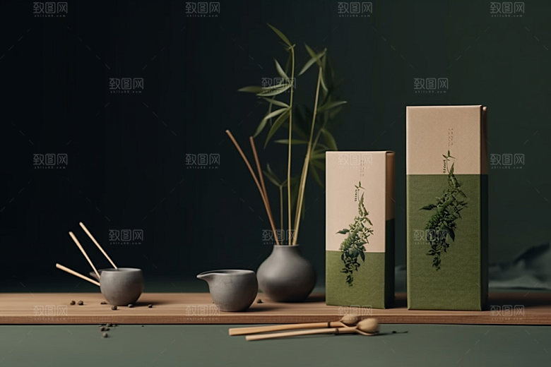 茶叶包装3D茶叶罐模型