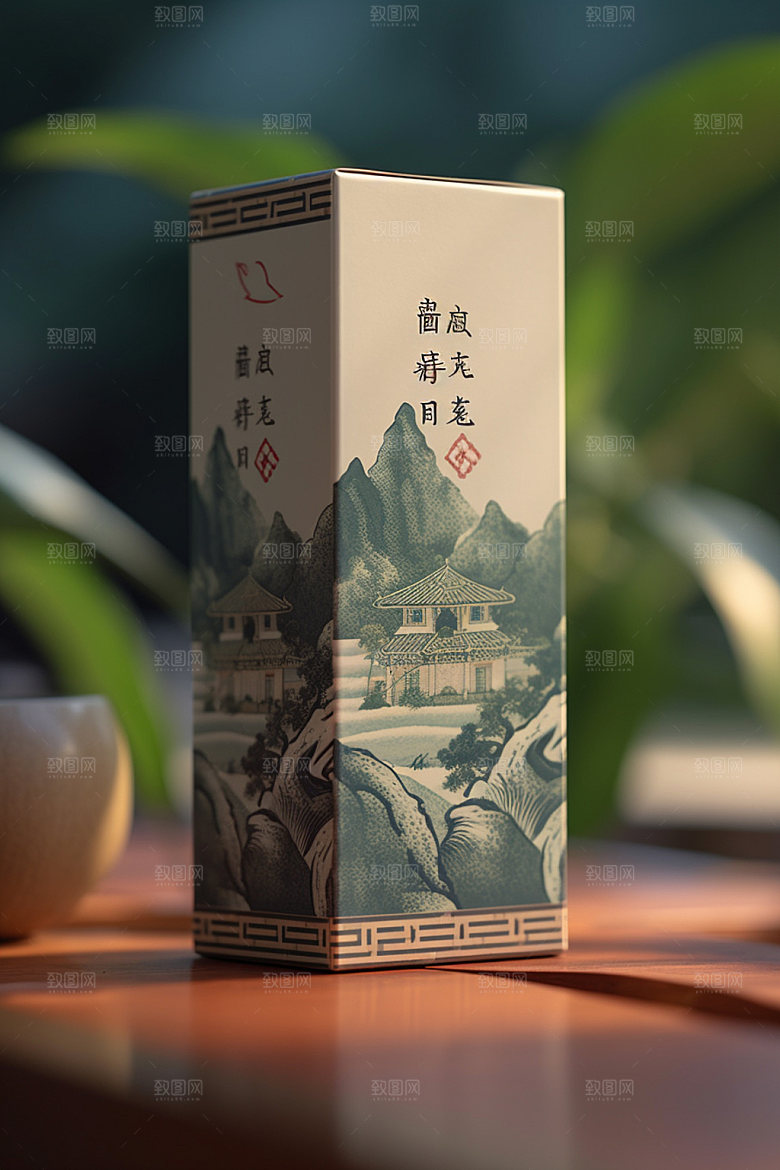 茶叶包装茶叶罐3D模型