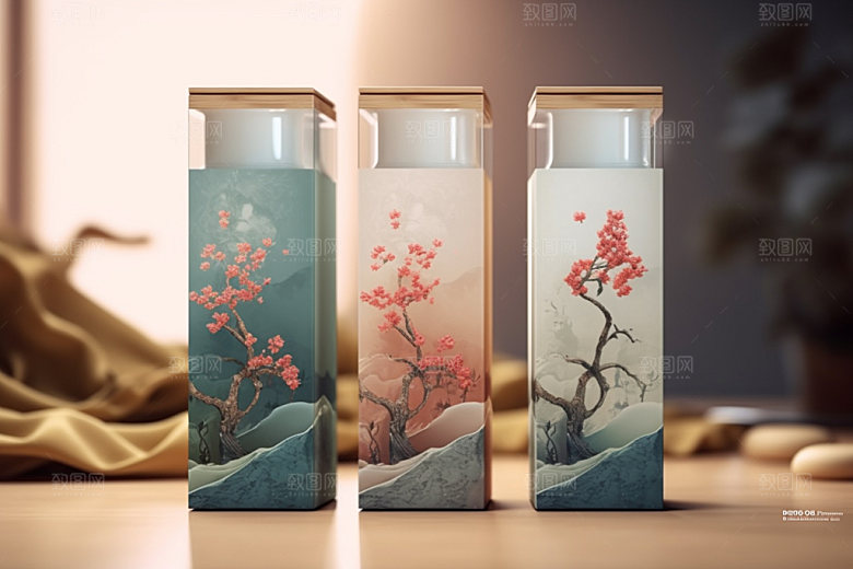 茶叶包装中式包装设计模型