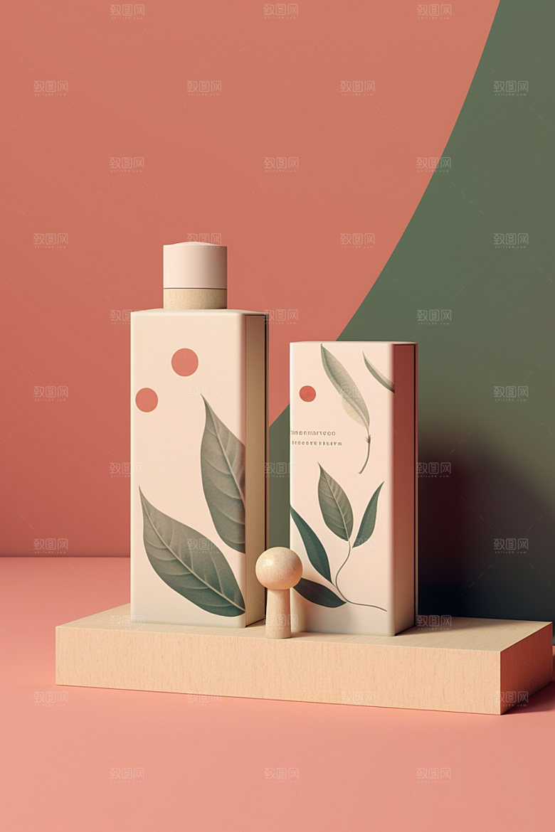茶叶包装传统茶叶罐模型