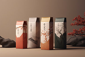 茶叶包装茶叶罐包装设计模型