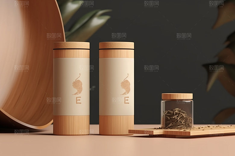 茶叶包装包装设计中国风模型
