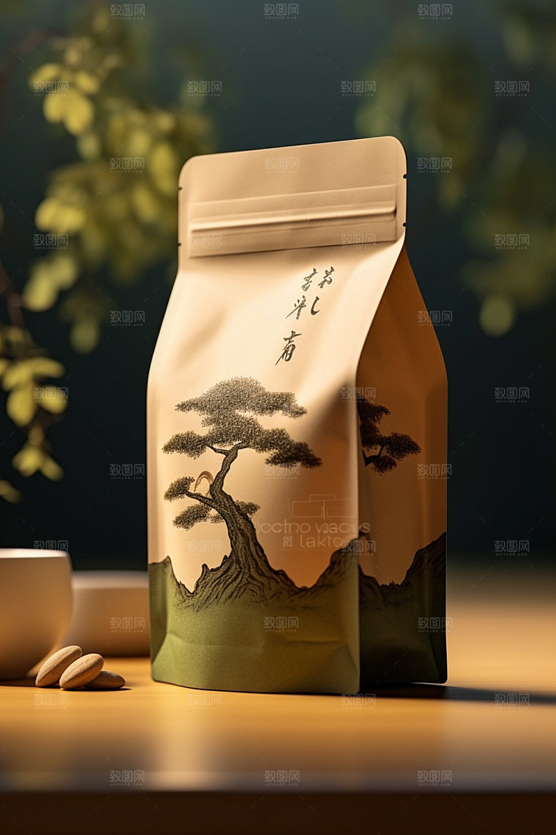茶叶包装包装设计茶叶罐模型