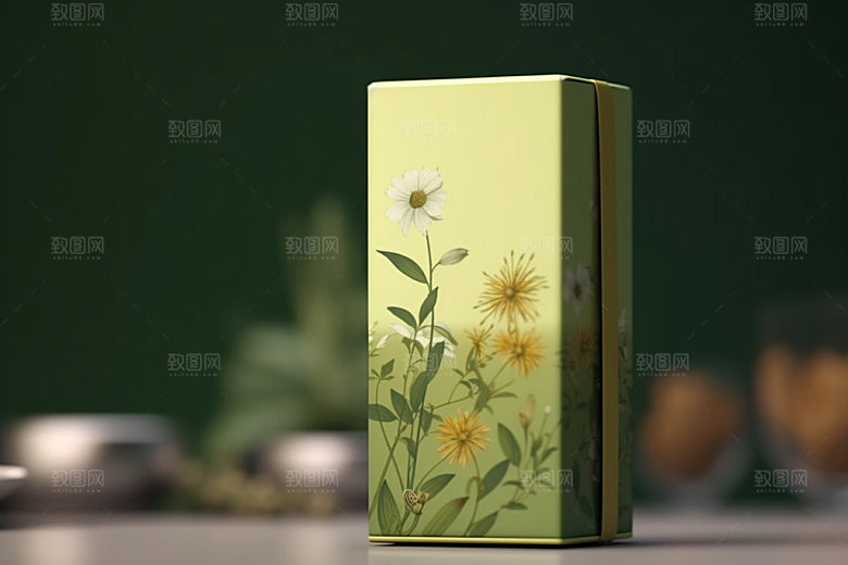 茶叶包装中国风3D模型