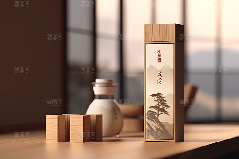 茶叶包装3D立体模型