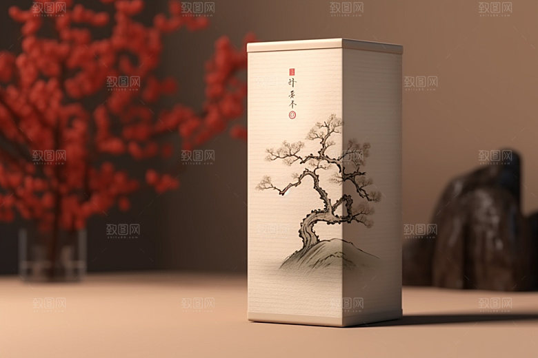 茶叶包装中式包装设计模型