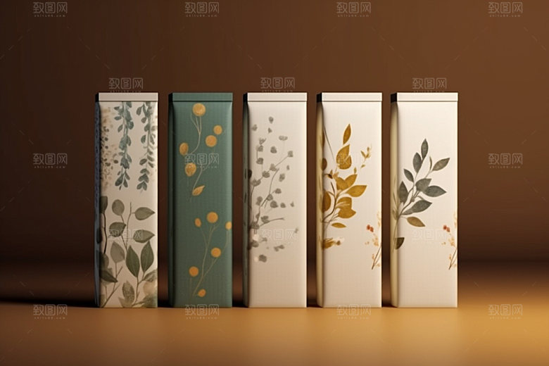 茶叶包装茶叶罐立体模型