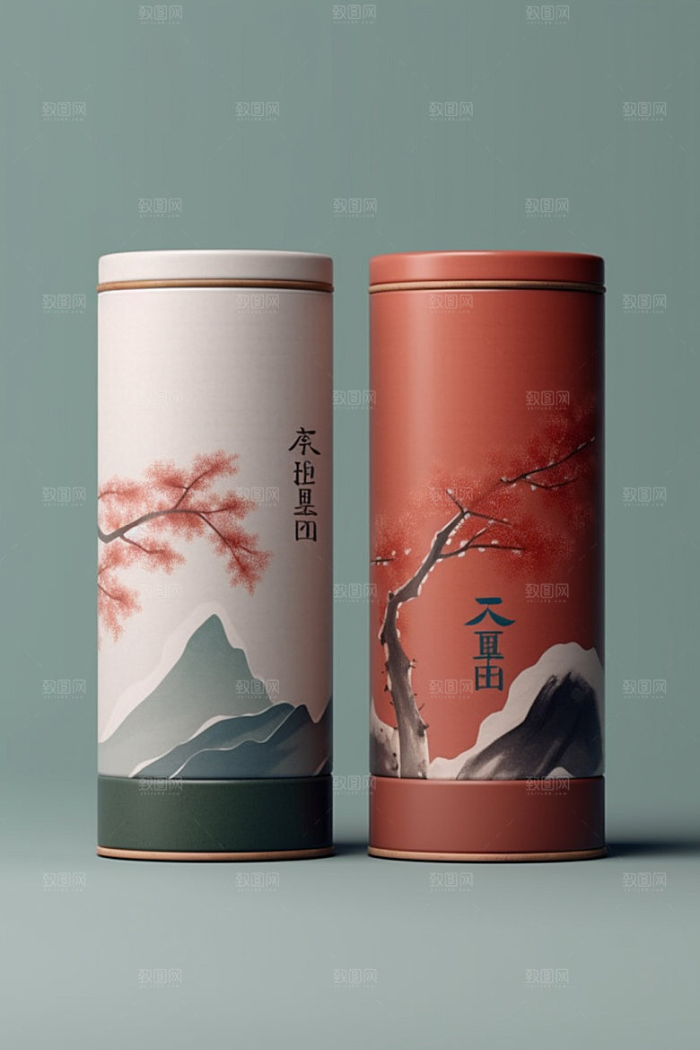 茶叶包装茶叶罐3D模型