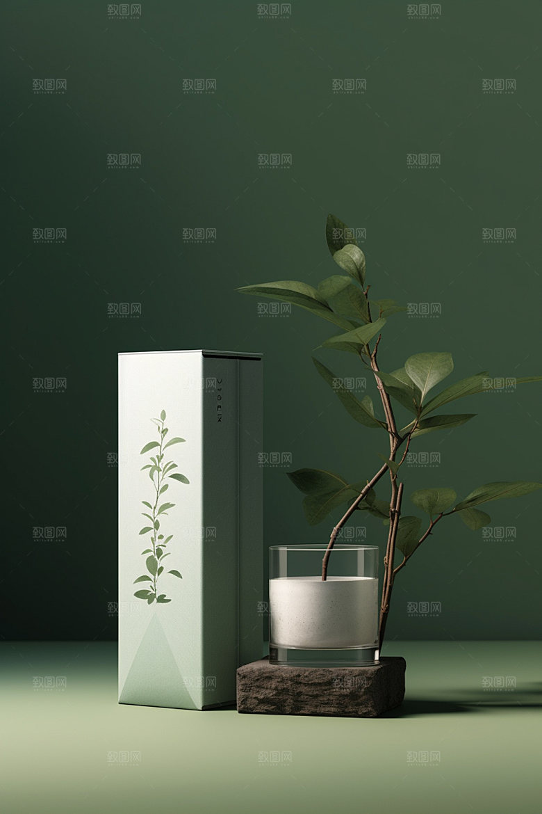 茶叶包装3D立体模型