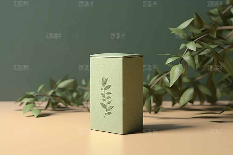 茶叶包装中式茶叶罐模型