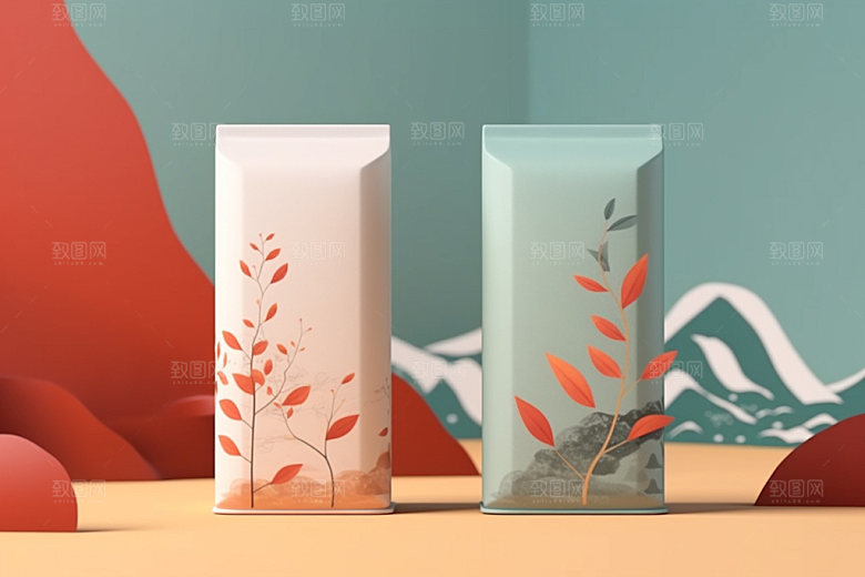 茶叶包装传统包装设计模型