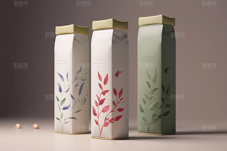 茶叶包装中国风中式模型