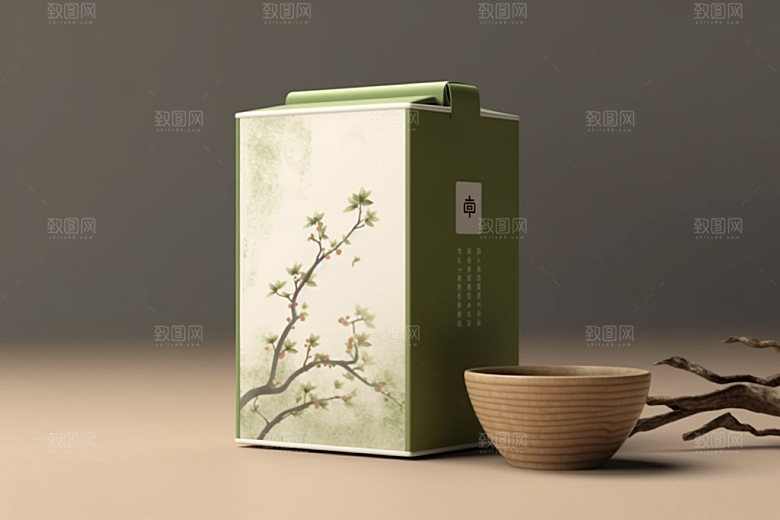 茶叶包装中式包装设计模型
