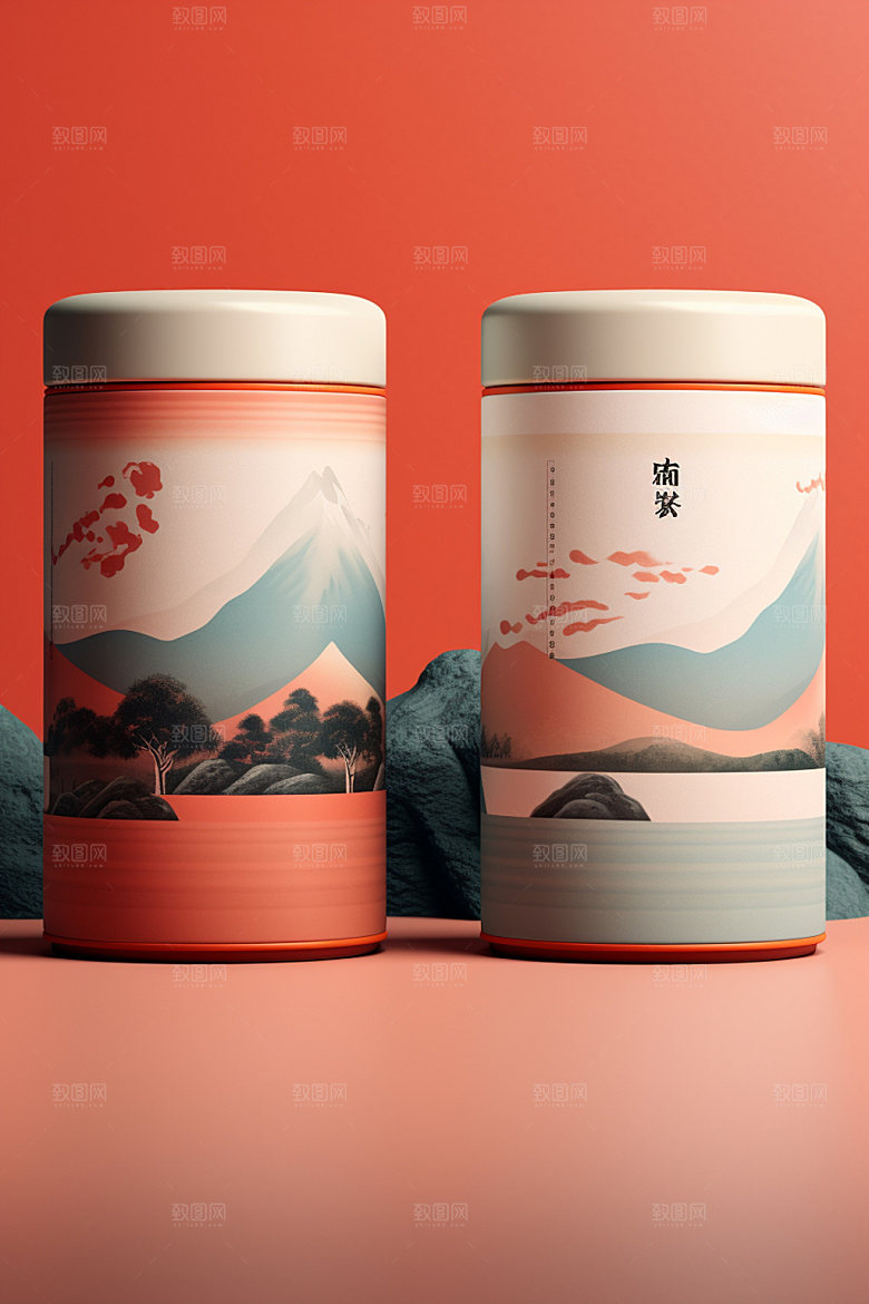 茶叶包装传统包装设计模型