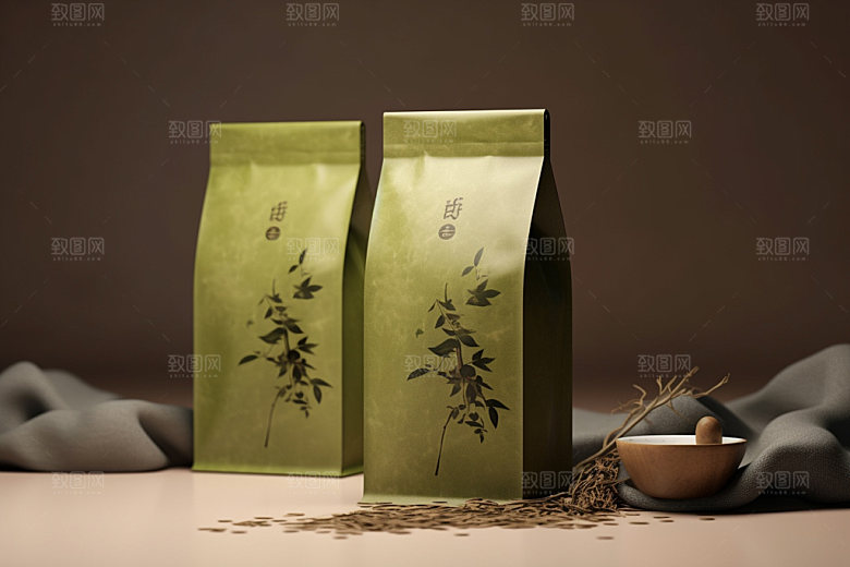 茶叶包装中式3D模型