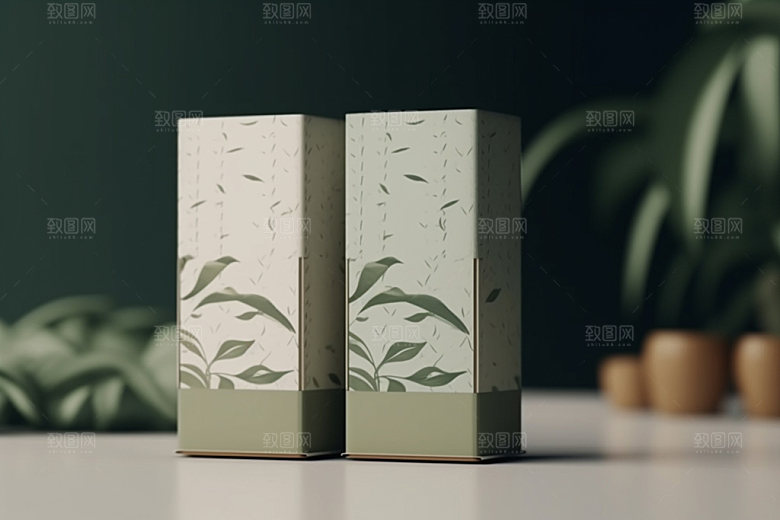 茶叶包装茶叶罐立体模型