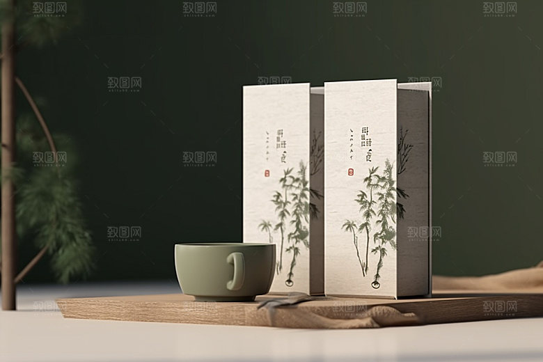 茶叶包装包装设计传统模型