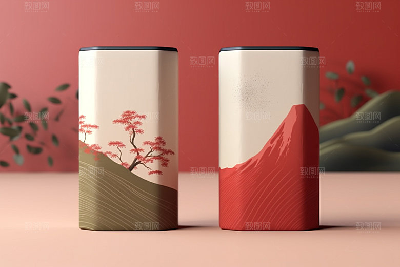 茶叶包装3D包装设计模型