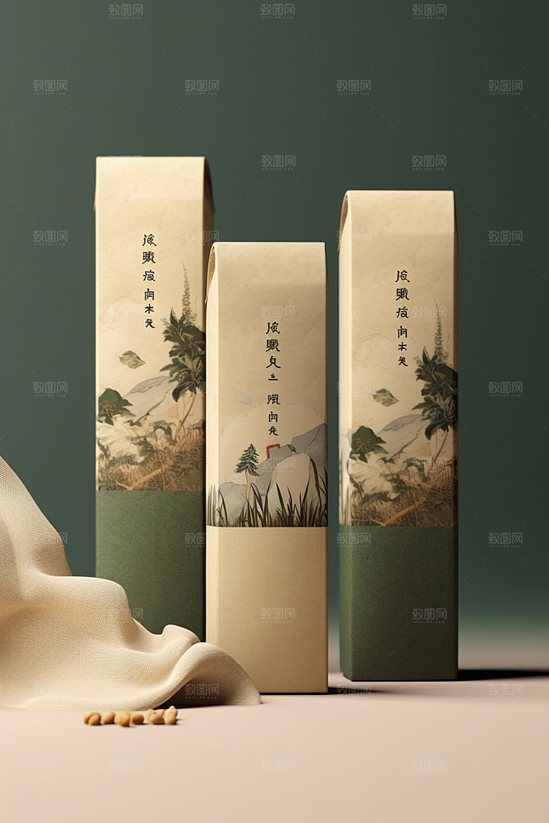 茶叶包装3D包装设计模型