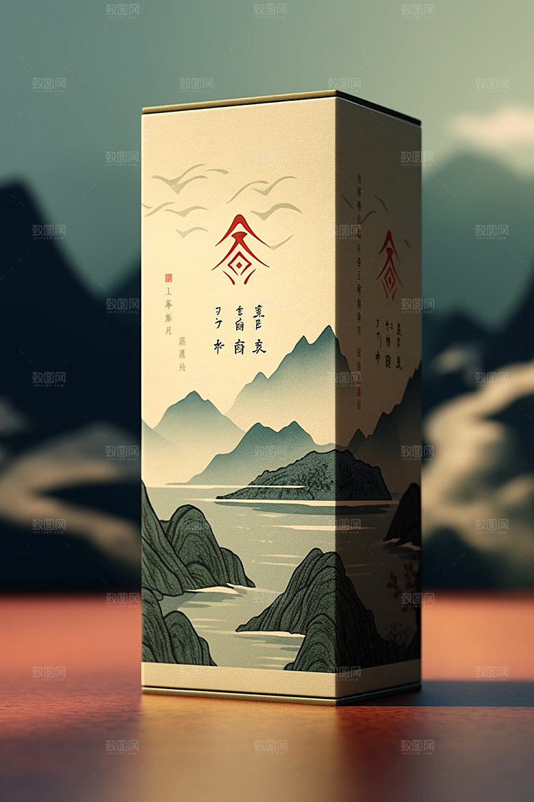 茶叶包装茶叶罐包装设计模型