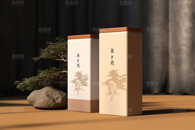 茶叶包装茶叶罐传统模型