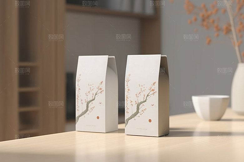 茶叶包装中式传统模型