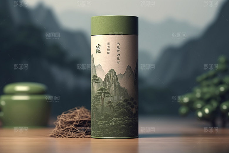 茶叶包装包装设计立体模型