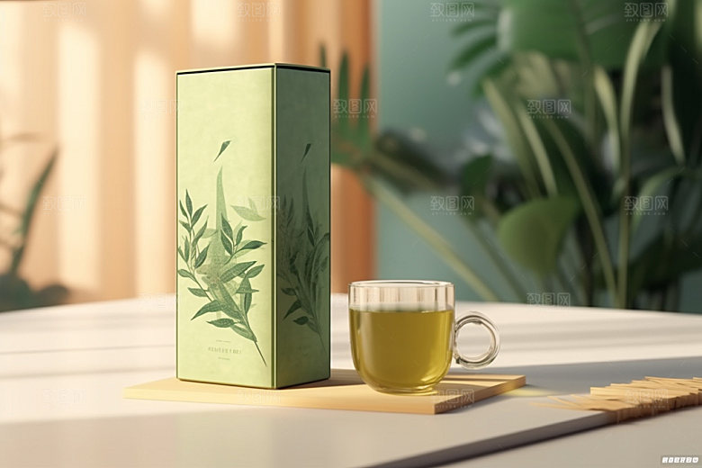 茶叶包装传统3D模型