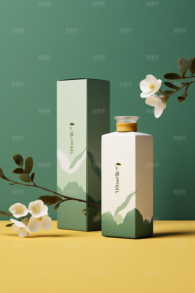 茶叶包装传统3D模型