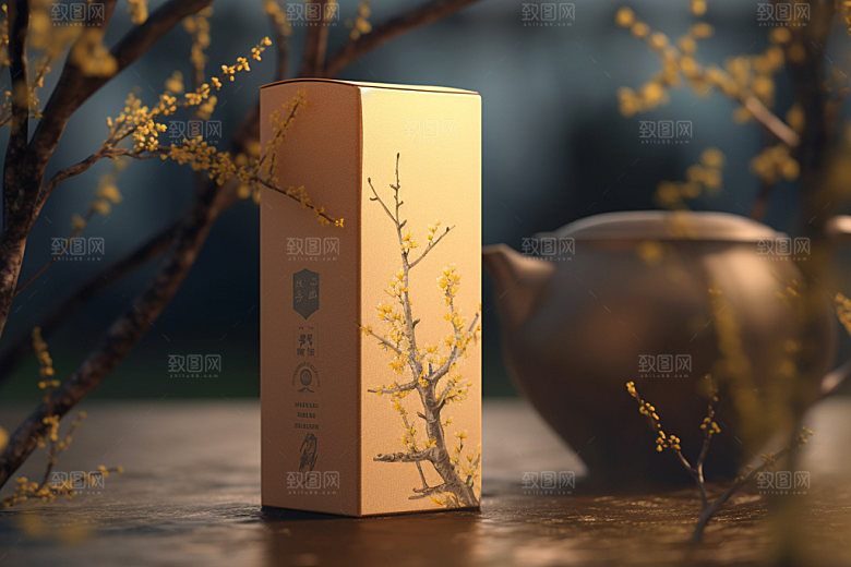 茶叶包装茶叶罐3D模型