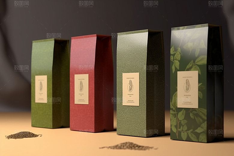 茶叶包装中式传统模型