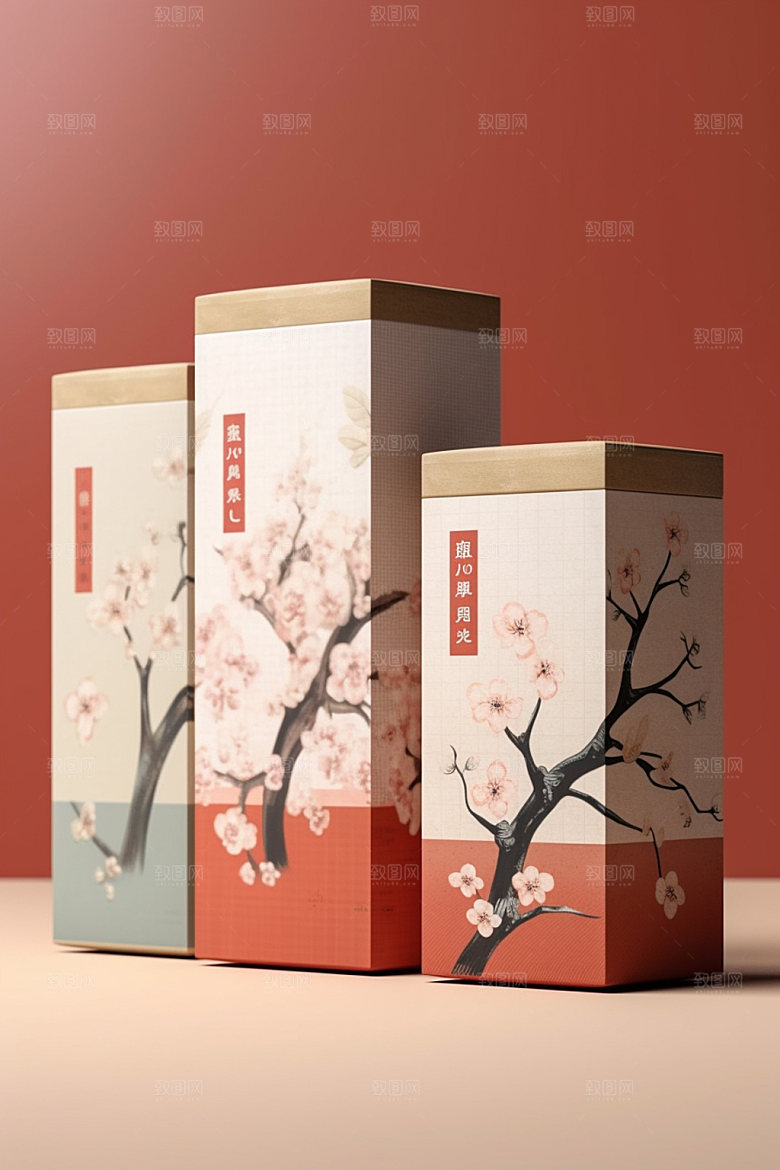 茶叶包装3D茶叶罐模型
