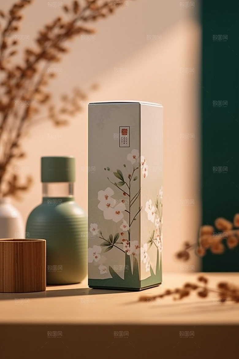 茶叶包装中国风3D模型