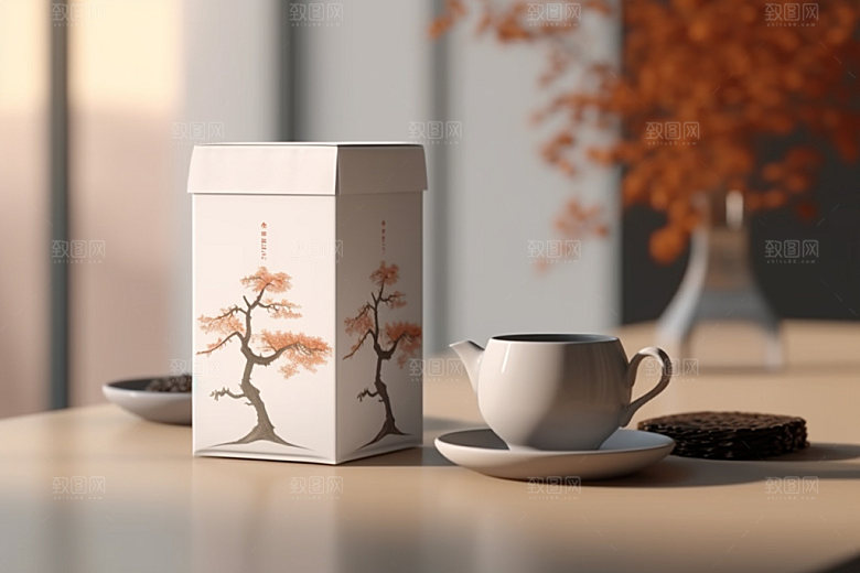 茶叶包装茶叶罐传统模型
