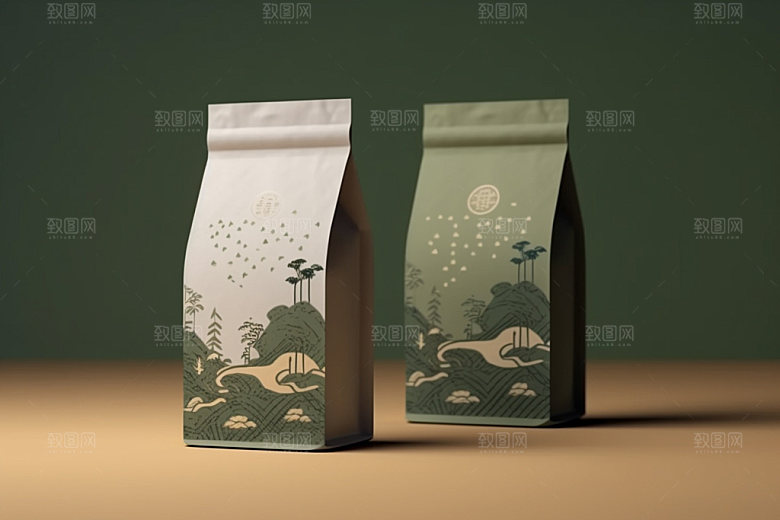 茶叶包装3D立体模型
