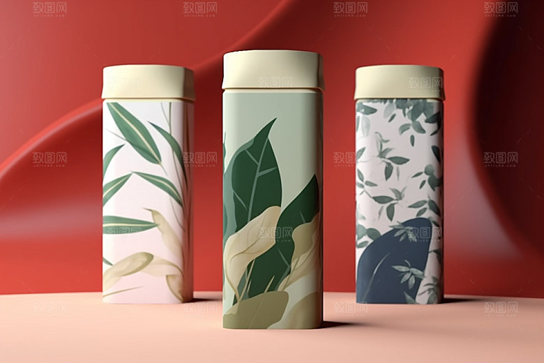 茶叶包装中国风包装设计模型