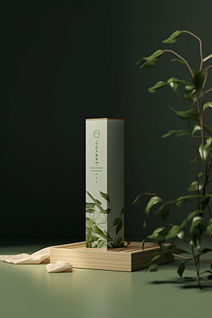 茶叶包装包装设计中式模型