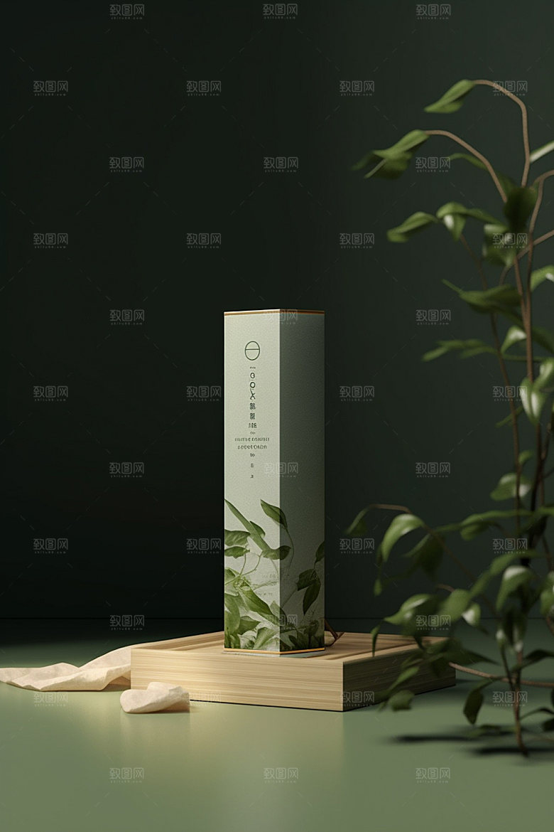 茶叶包装包装设计中式模型