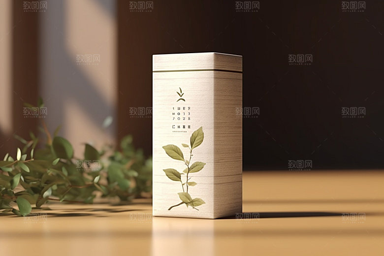 茶叶包装茶叶罐立体模型