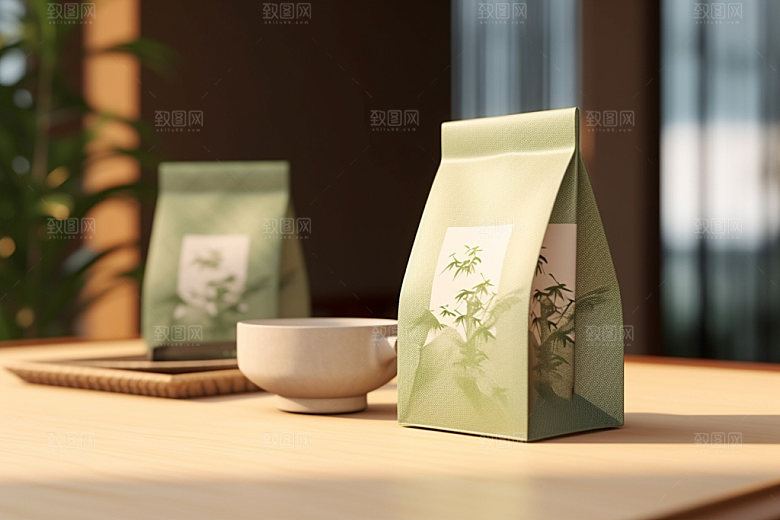 茶叶包装包装设计传统模型