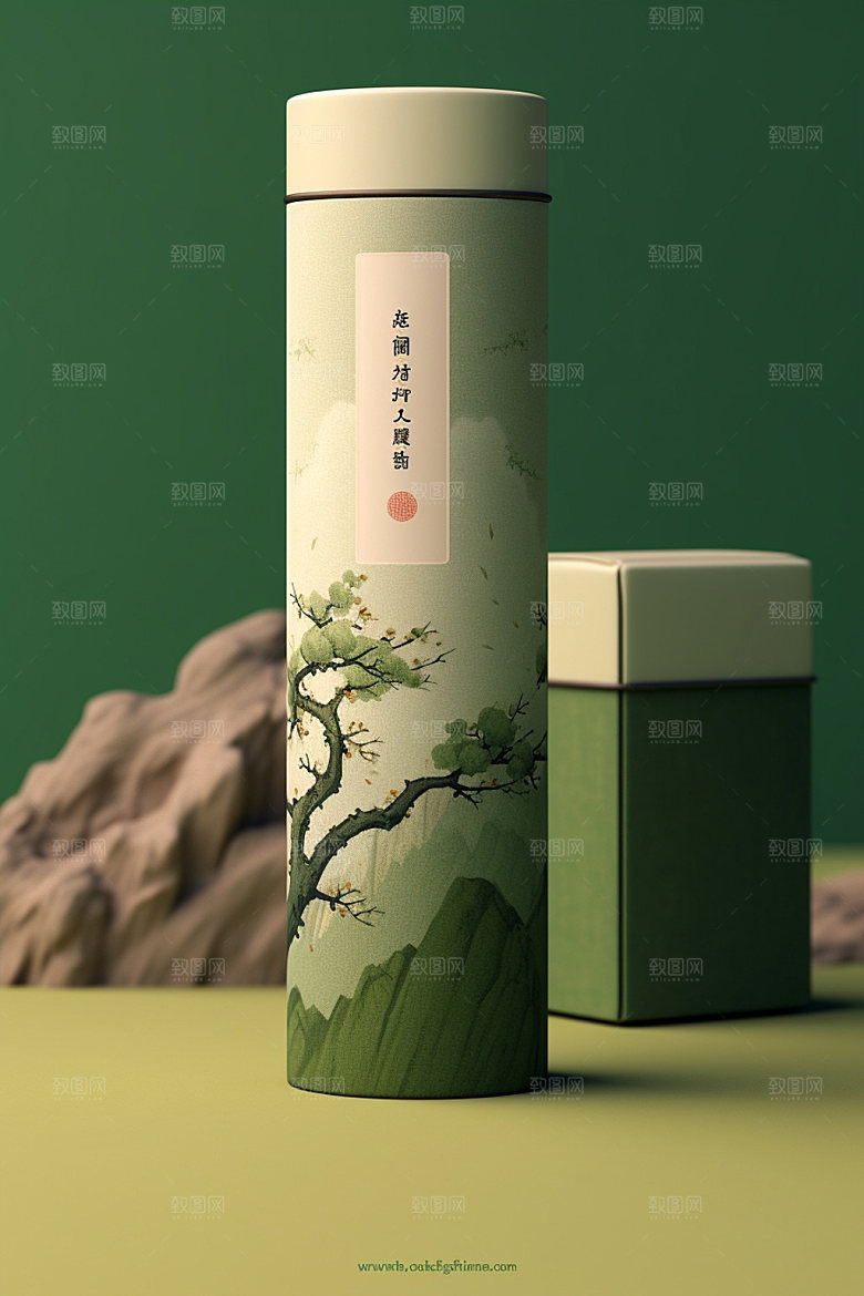 茶叶包装立体包装设计模型