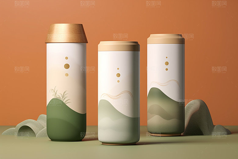 茶叶包装3D茶叶罐模型